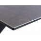 Стіл обідній SALVADORE CERAMIC II 120(180)X80 Сірий / Чорний мат