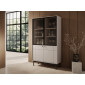 Вітрина Perfect Home Джапанді / Japandi WT104 2-дверна Кашемір