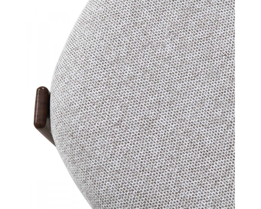 Cтілець кухонний NOMI горіх метал/бежева тканина