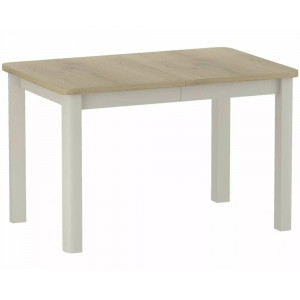 Стіл обідній кухонний розкладний Oskar (120–200)×80 см Ламінована плита Дуб / Кашемір каркас