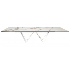 Fjord Golden Rivers стіл розкладний кераміка 100X200(300) Білий