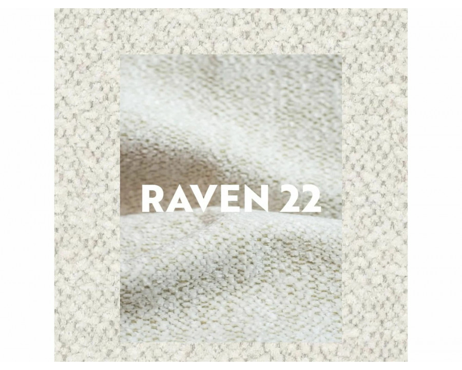 Ліжко полуторне м'яке Montreal Raven 140×200 Бежева тканина