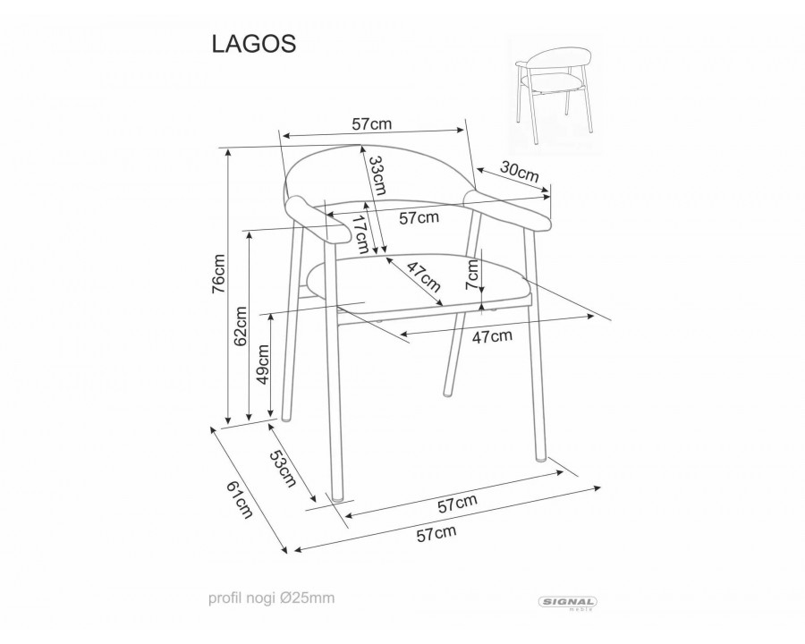 Стілець кухонний обідній м'який Lagos D Raven Бежева тканина / Дуб каркас