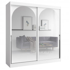 Шафа-купе MODIN 200 200х215х65 білий / чорний