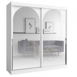 Шафа-купе MODIN 200 200х215х65 білий / чорний