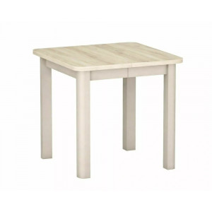 Стіл обідній кухонний розкладний Oskar (80–200)×80 см Ламінована плита Дуб / Кашемір каркас