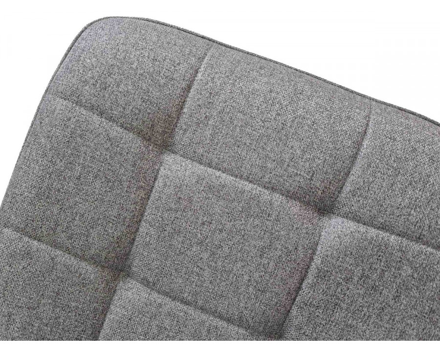 Стілець кухонний MIA TEX чорний каркас/світло-сірий