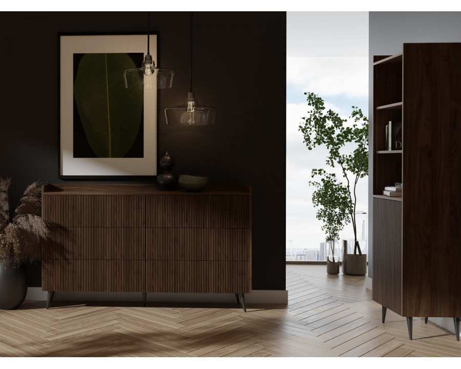 Вітрина ADEMO REG 1 52х180х41 горіх / горіх