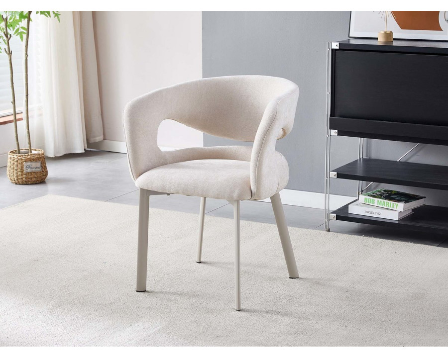 Стілець кухонний BRIDGE світло-сірий каркас / світло-сірий тканина