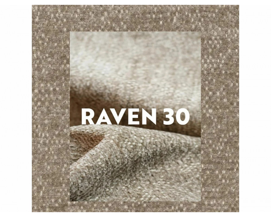 Ліжко односпальне м'яке Amelia Raven 120×200 Темно-бежева тканина