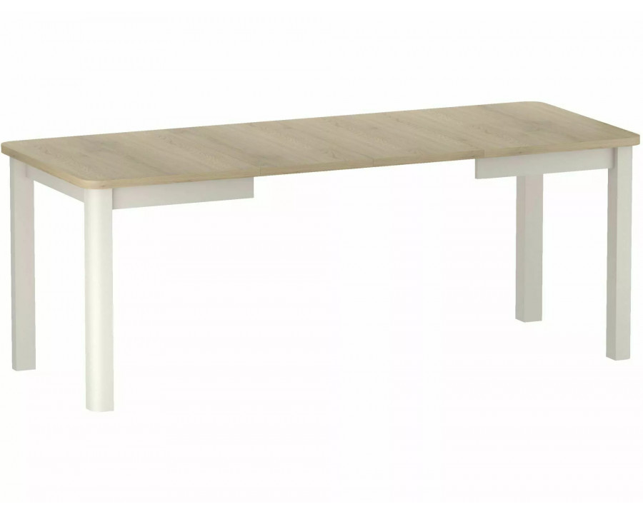 Стіл обідній кухонний розкладний Oskar (80–200)×80 см Ламінована плита Дуб / Кашемір каркас