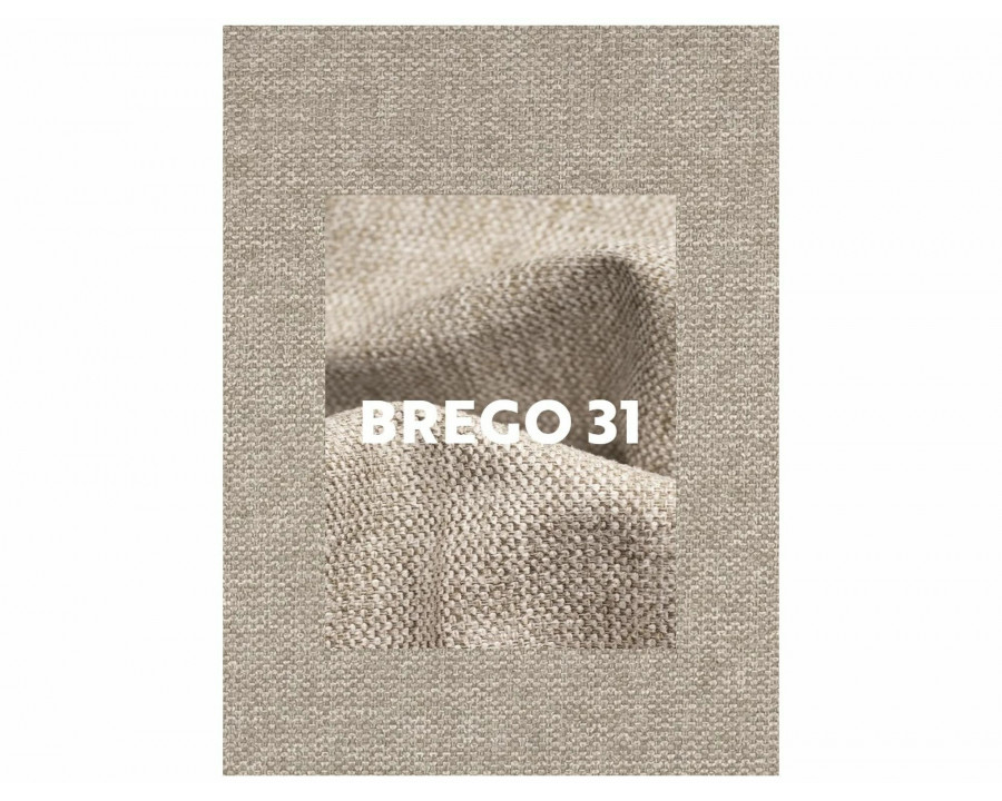 Стілець кухонний обідній м'який Julia Brego Світло-бежева тканина / Чорний каркас