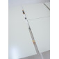Exen II Intarsio Стіл обідній 120 (160) х80 см Сірий