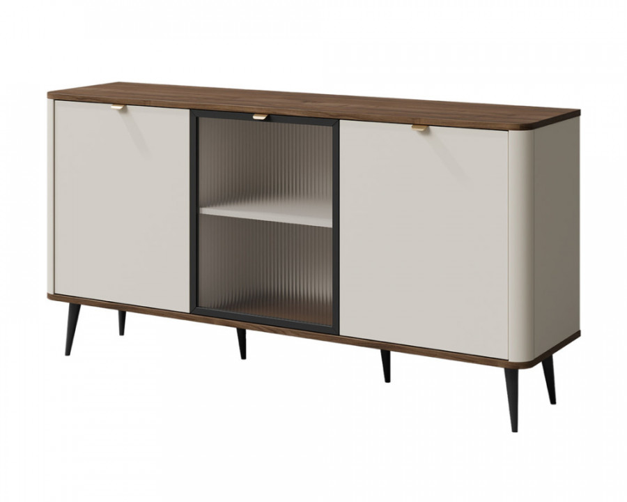 Комод MARLY REG 7 160х82х40 кашемір / горіх