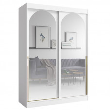 Шафа-купе MODIN 150 150х215х65 білий / золотий