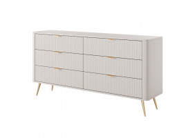 Комод Ланте / Lante з 6 шухлядами 6S/163 Беж Ш163xВ81 см.