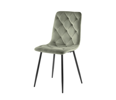 Cтілець ANETTE чорний каркас/оливковий