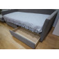 Односпальне ліжко Lanta 90X200 Сірий