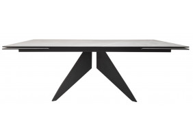 Стіл обідній розкладний кераміка Sapphire Skyfall Night 100x200(300) см.