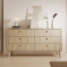 Комод Вікі / Viki 6S/163 з 6 шухлядами Дуб бариста
