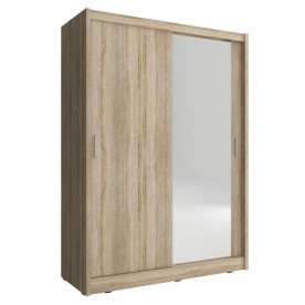Шафа-купе Мая / Maja 130 2-дверна з дзеркалом Дуб сонома 130х62х200 см.