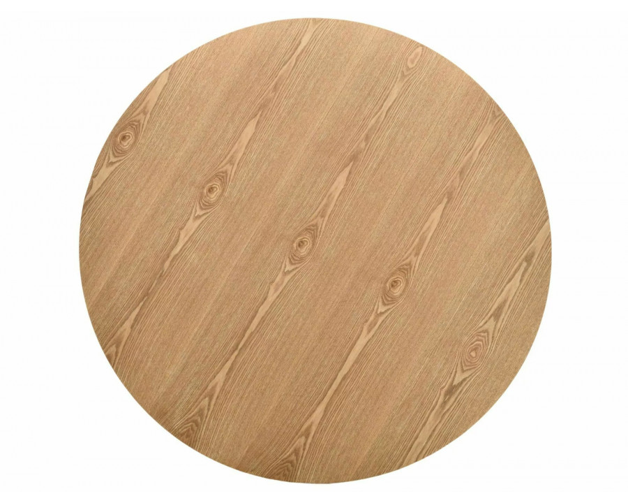 Стіл обідній кухонний Rosalia ø120 см МДФ + шпон Дуб / Дуб каркас