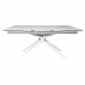 Star Staturario White стіл розкладний кераміка 90x160(240) см