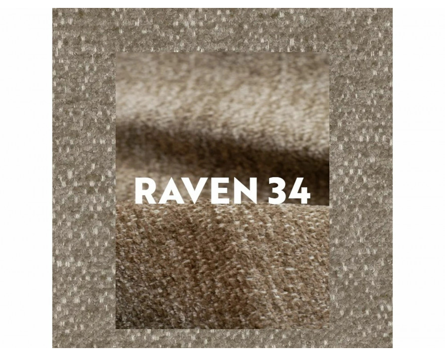 Стілець кухонний обідній м'який Lagos D Raven Латте тканина / Дуб каркас