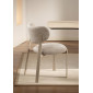 Cтілець кухонний NOMI кашемір каркас/бежева тканина