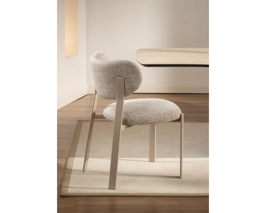 Cтілець кухонний NOMI кашемір каркас/бежева тканина