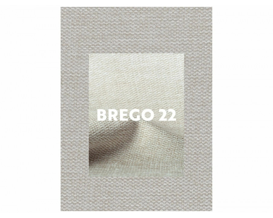 Напівбарний стілець кухонний Elton H-2 Brego Світло-бежева тканина / Кашемір каркас