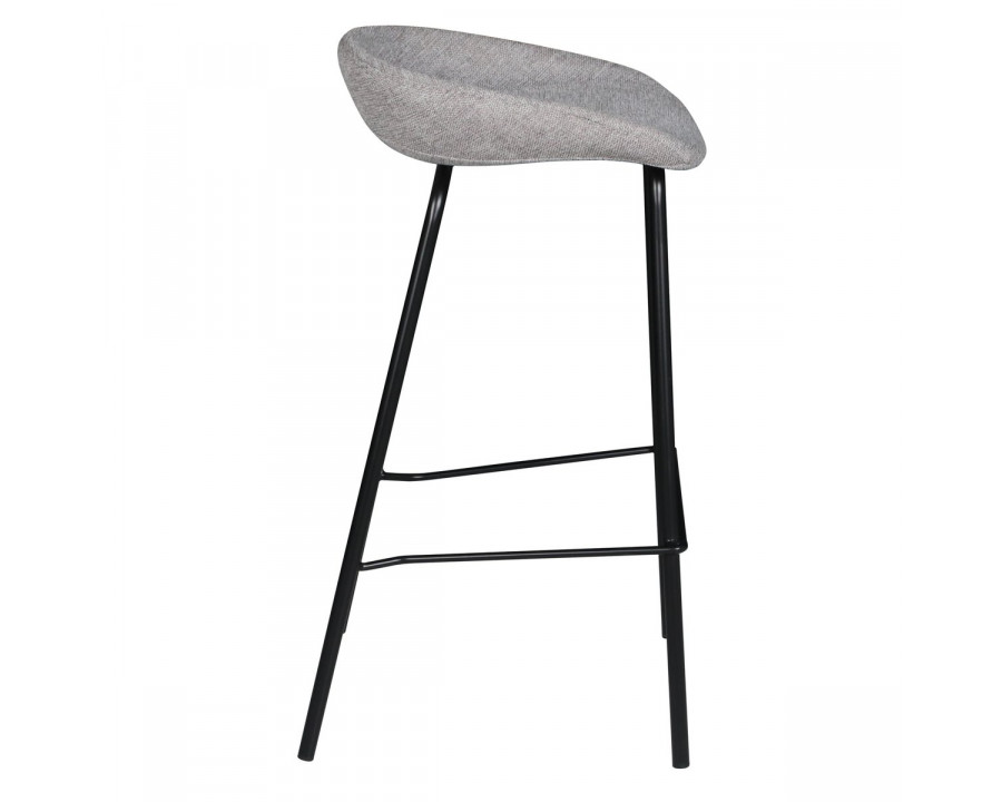 Барний стілець SVEN Чорний каркас / Сірий тк.