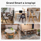 Розкладний стілець Grand Smart Дуб/Ясен натуральний, м’яка спинка