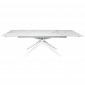Star Staturario White стіл розкладний кераміка 90x160(240) см