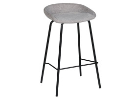 Барний стілець SVEN Чорний каркас / Сірий тк.