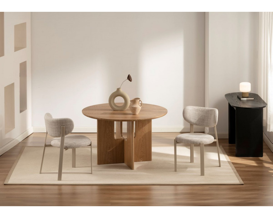 Cтілець кухонний NOMI кашемір каркас/бежева тканина