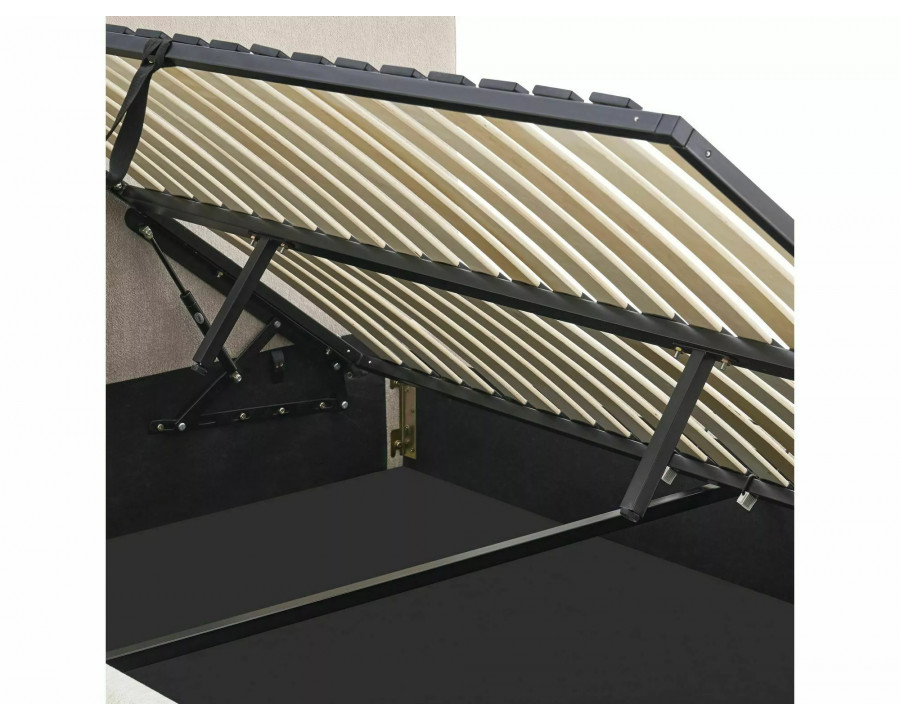 Ліжко полуторне м'яке Lumia Raven 140×200 Бежева тканина