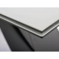 Стіл обідній розкладний WESTIN CERAMIC Крем Diamond Cream / Чорний мат (160-240) X90 WESTINKRC160