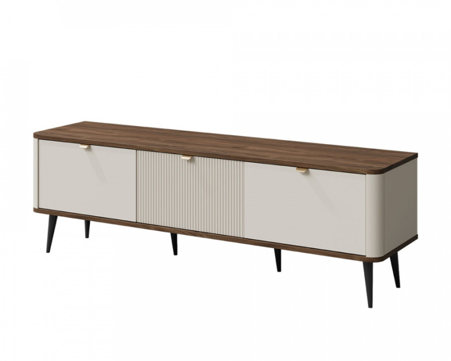 Тумба під телевізор MARLY REG 13 160х52х40 кашемір / горіх