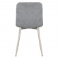 Стілець кухонний TERA Кашемір каркас / Сірий тканина