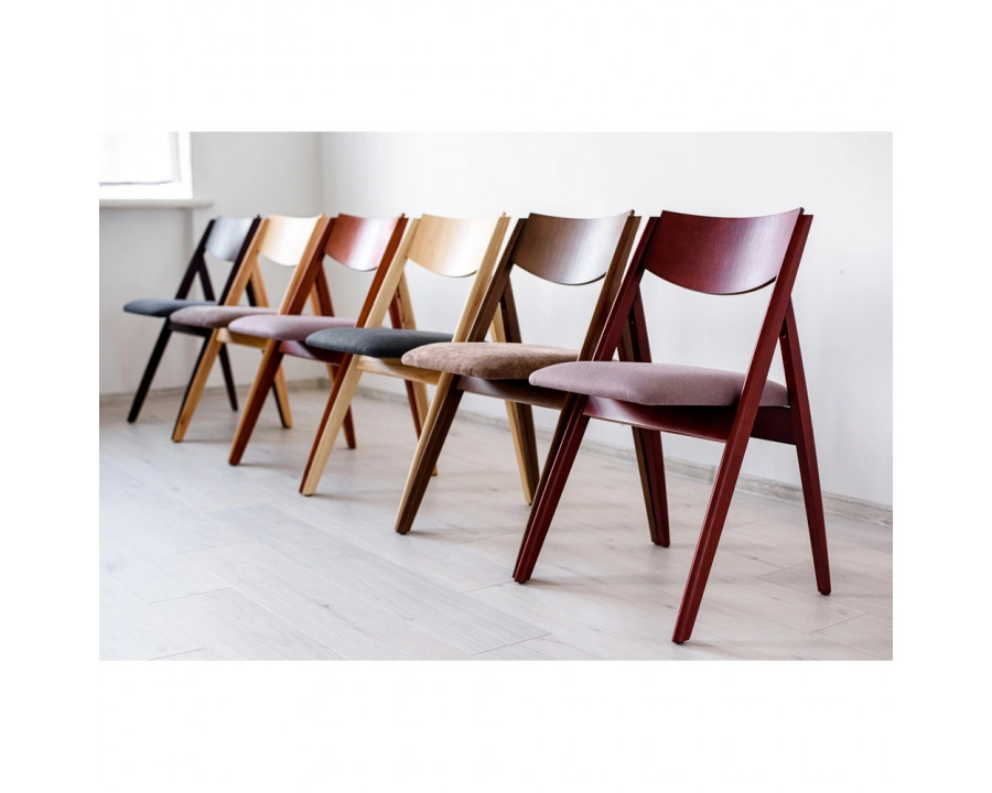 Розкладний стілець Grand Smart Вільха Зрілий горіх, тверда спинка
