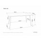 Стіл обідній RION 160*90 чорний RIONC160