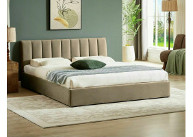 Ліжко односпальне MONTREAL VELVET 120X200 Бежевий BLUVEL 28 MONTREALV120BE