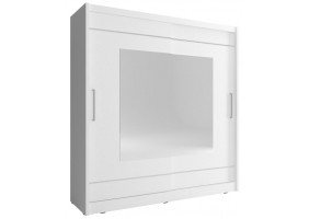 Шафа-купе Мая IX / Maja IX 180 2-дверна з дзеркалом Білий 180х62х200 см.