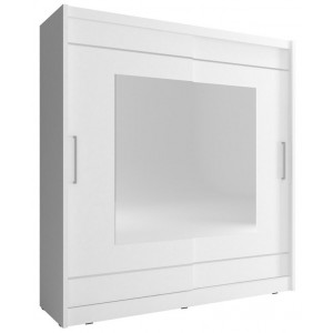 Шафа-купе Мая IX / Maja IX 180 2-дверна з дзеркалом Білий 180х62х200 см.