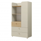 Шафа YUKI REG 6 80х150х40 сірий / бежевий / дуб