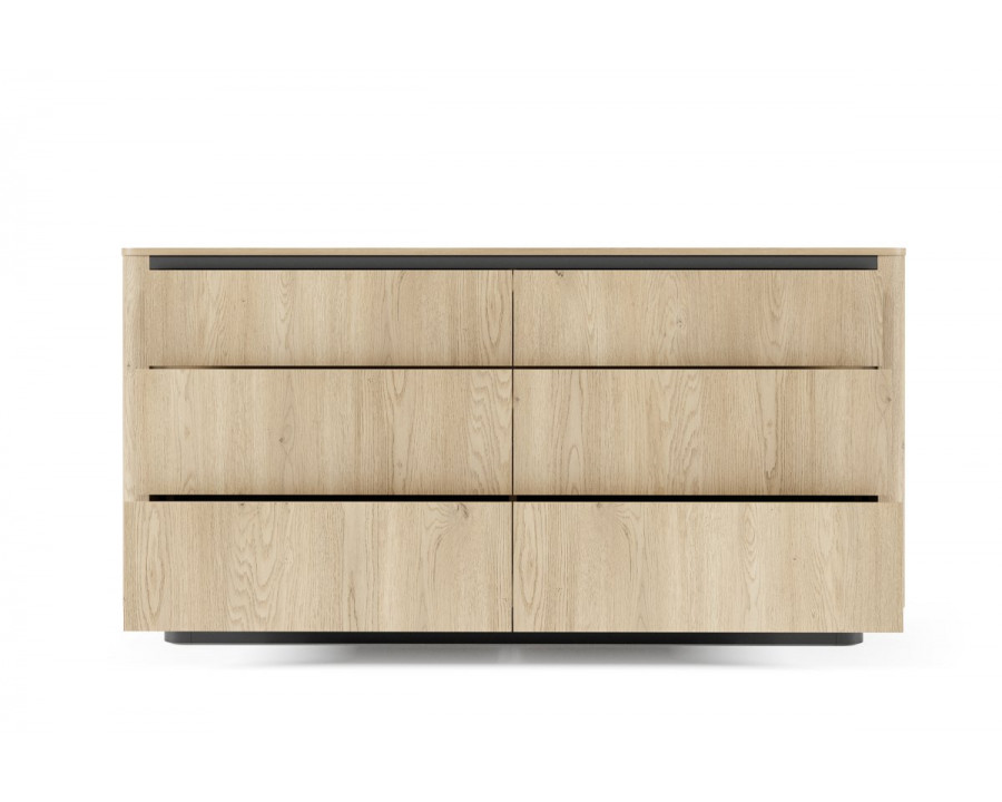 Комод Торро / Torro 6S/163 з 6 шухядами Дуб кремона/чорний