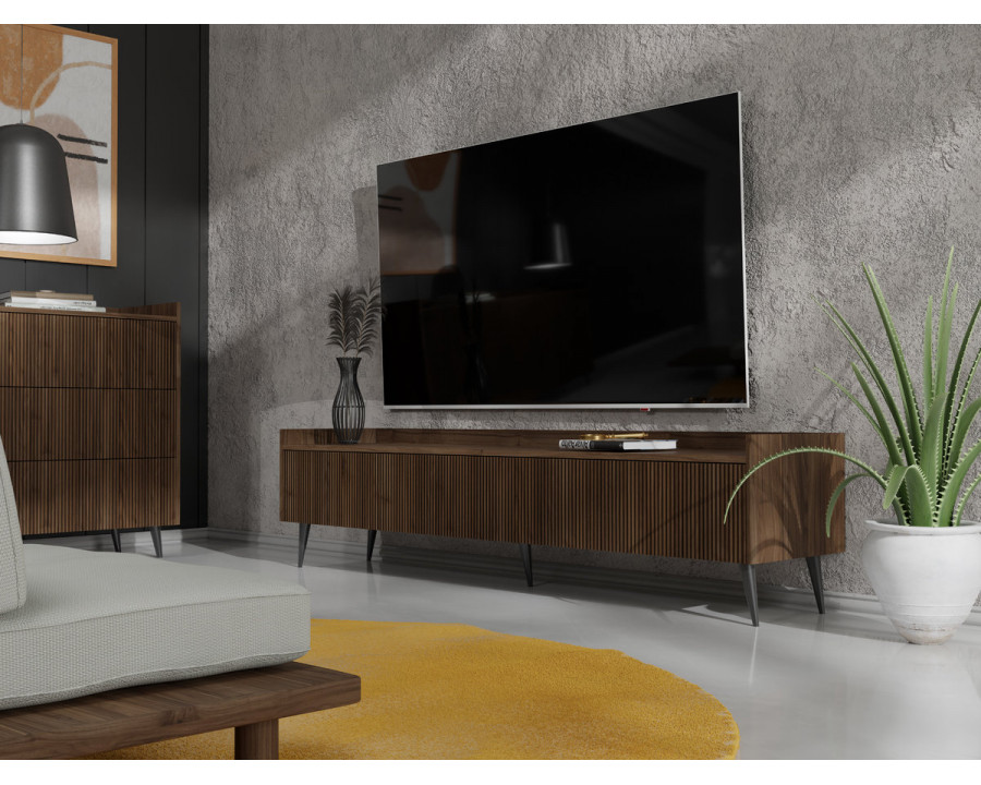 Тумба під телевізор ADEMO REG 5 180х45х41 горіх / горіх