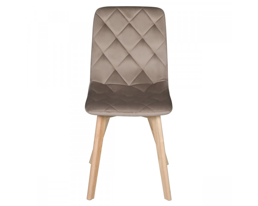Стілець ANETTE каркас дерево / Темний беж