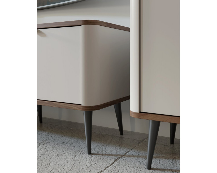 Комод MARLY REG 11 90х82х40 кашемір / горіх